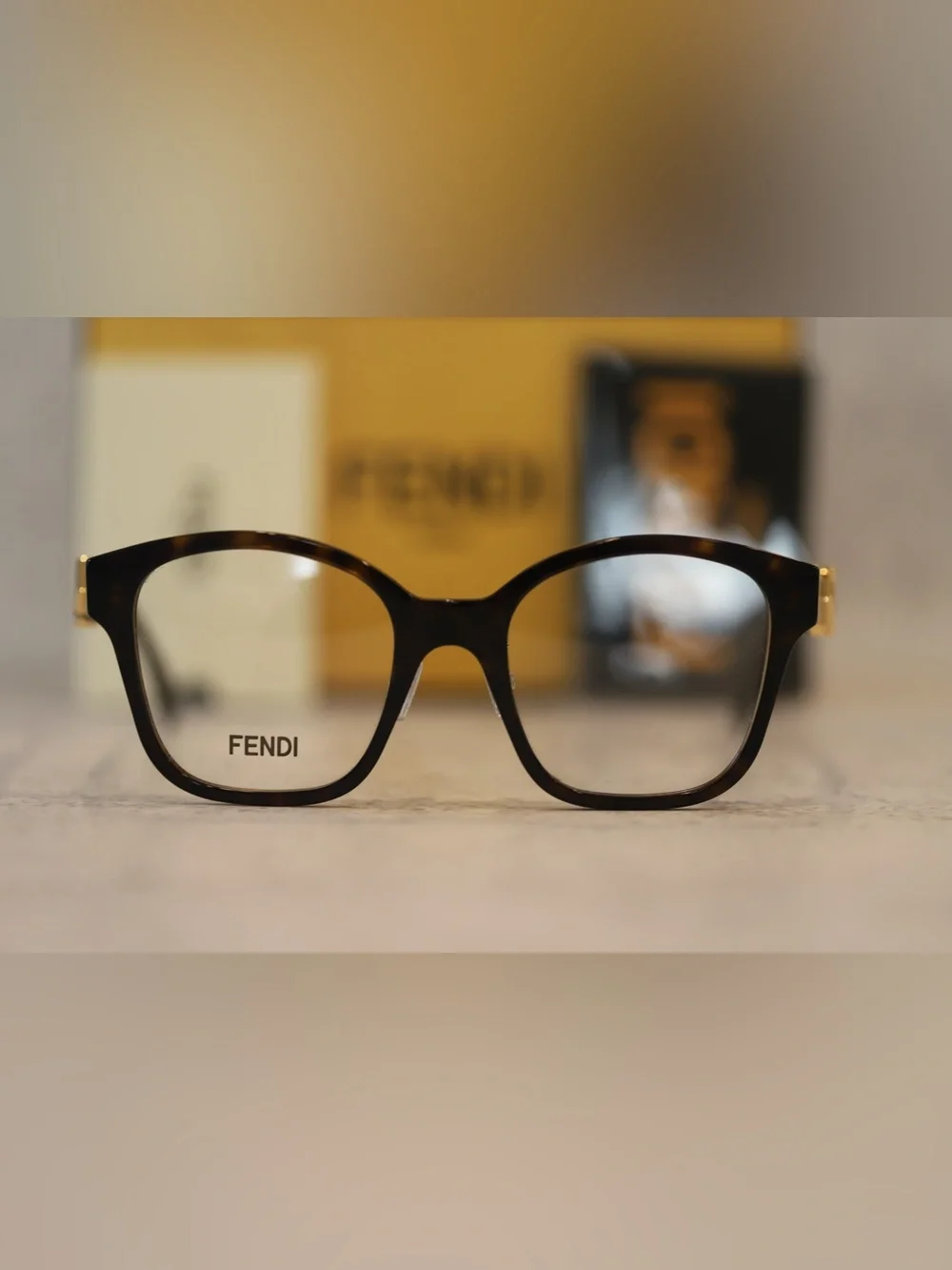Fendi Tortoise Color Glasses (New)